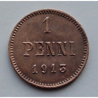 Финляндия 1 пенни. 1913