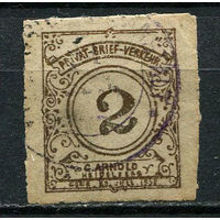 Германия - Гейдельберг - Местные марки - 1890 - Цифры 2Pf - [Mi.97] - 1 марка. Гашеная.  (Лот 89Ct)