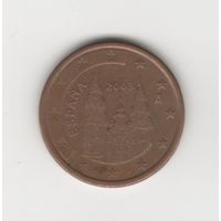 5 евроцентов Испания 2003 Лот 8176