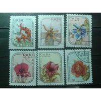 Куба 1986 Экзотические цветы Полная серия