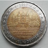 2 евро, Германии, Передняя Померания 2007 год.