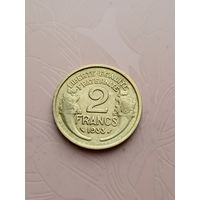 Франция 2 франка 1933г