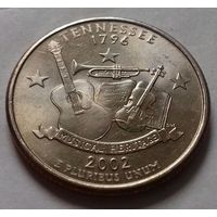 25 центов, квотер США, штат Теннесси, P D