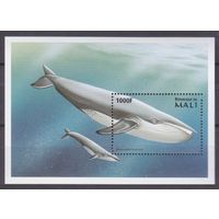 1997 Мали 1869/B113 Морская фауна - Киты 5,50 евро
