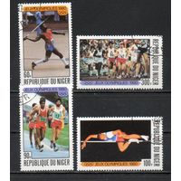 Олимпийские виды спорта Нигер 1980 год серия из 4-х марок