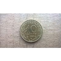 Франция 10 сантимов, 1998г. (D-32)