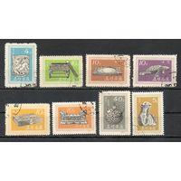 Декоративно-прикладное искусство КНДР 1962 год серия из 8 марок