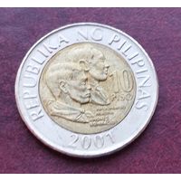 Филиппины 10 писо, 2000-2017
