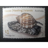 Австралия Кокосовые о-ва 2007 моллюск