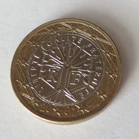 Франция 1 евро 2001г.