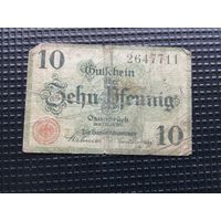 Германия  нотгельд 10 пфенингов 1917 7