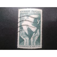 Франция 1946 белый голубь - символ мира