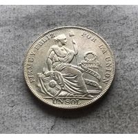 Перу 1 соль 1934 - серебро