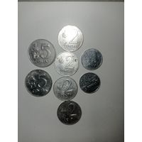 Литва 5 центов, 2 цента, 1цент. 1991 г.