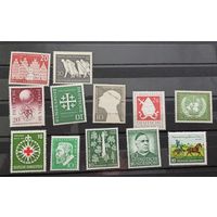 ФРГ** подборка чистых марок 1950 годов  каталог 93 евро