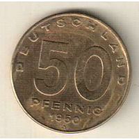 ГДР 50 пфенниг 1950 А