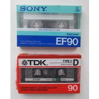 Все лоты с рубля.Аудиокассеты Sony и TDK,в оригинальной упаковке.