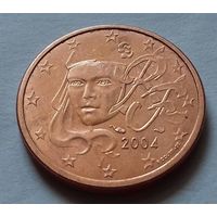 2 евроцента, Франция 2004 г., AU