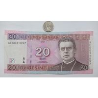Werty71 Литва 20 литов 2007 банкнота