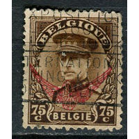 Бельгия - 1935 - Король Альберт I 75С с надпечаткой. Dienstmarken - [Mi. 17d] - полная серия - 1 марка. Гашеная.  (Лот 43EW)-T25P3