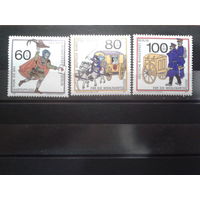 Берлин 1989 доставка почты Михель-12,0 евро полная серия