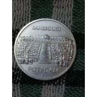 ГДР 5 марок 1986 Потсдам сан Суси дворец