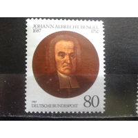 ФРГ 1987 теолог, евангелист **Михель-1,7 евро