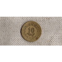 Тунис 10 миллимов 1969 /(Sx)
