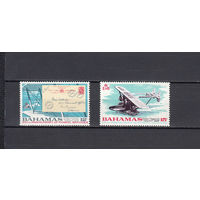 Авиация. Самолет. Багамы. 1969. 2 марки (полная серия). Michel N 293-294 (2,4 е).
