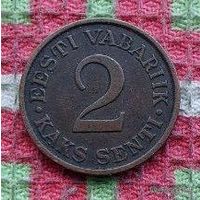 Эстония 2 цент 1934 года