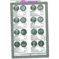 КАТАЛОГ 50-ти пенсовых монет 1969-2012(Великобритания),9 стран,новый,читать описание