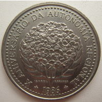 Азорские острова (Автономия в составе Португалии) 100 эскудо 1986 г.