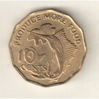 Сейшелы 10 цент 1977 ФАО