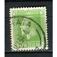 Новая Зеландия - 1915 - Король Георг V 1/2P - [Mi.136A] - 1 марка. Гашеная.  (LOT EZ34)-T10P20