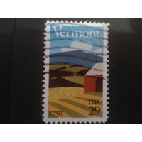США 1991 штат Вермонт, 200 лет