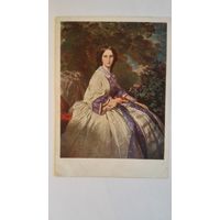 Довоенная открытка. Винтерхальтер. Женский портрет. Гознак 1931