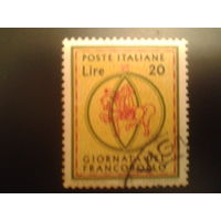 Италия 1966 день марки