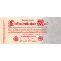 Германия, 500 тыс. марок, 1923 г.