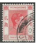 Гонконг. Король Георг VI. 1938г. Mi#147 III.