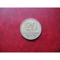 20 центов 2008 года Литва (р)