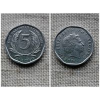 Карибы (Карибские острова) 5 центов 2002
