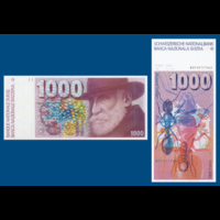 [КОПИЯ] Швейцария 1000 франков 1980г.