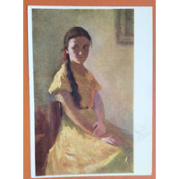 Орлова О. Портрет девушки. 1958 г. Чистая.