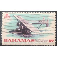 Багамы. 1969 год. "50 лет первого регулярного почтового авиасообщения Нассау-Маями Sikorsky S-38". Mi:BS 294. Гашеная.