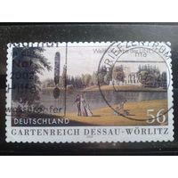 Германия 2002 прогулка в парке Михель-1,3 евро гаш зубцовка 11