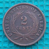 США 2 цента 1872 года