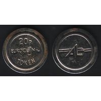 Eurocan 1 Tm 20p Token -- AL (22-2-5,2)бел. (f1