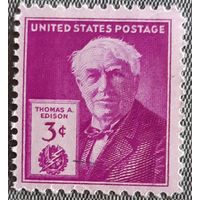 1947 год - 100-летие со дня рождения Томаса А.Эдисона США