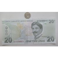 Werty71 Турция 20 Лир 2009 (2022)  UNC банкнота