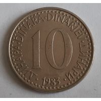 Югославия 10 динаров, 1983 (2-14-209)